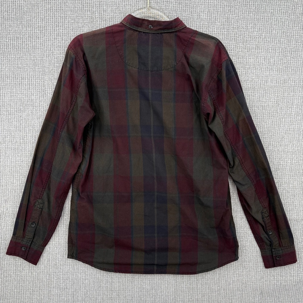 OurCaste Mens Plaid Flannel Button Down Shirt Sz S Moisture Wicking Gorp Grunge - Picture 4 of 11